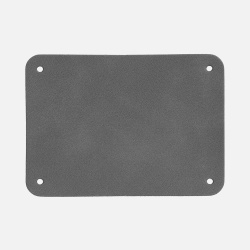 Лейбл Eta Nubuck Touch, XL, темно-серый, 5х7 см