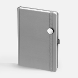 Ежедневник Favor Metal, недатированный, серый, 15х21х2,2 см