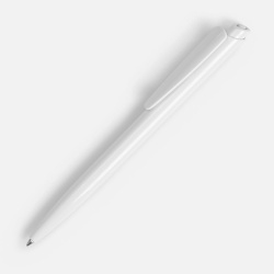 Ручка шариковая Senator Dart Polished, белая, 14,3x1 см