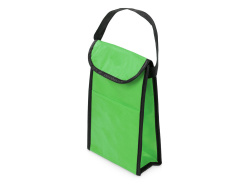 Сумка-холодильник Reviver на липучке из нетканого переработанного материала RPET, Цвет зеленый