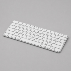 Беспроводная клавиатура Air Keyboard для MAC, Windows, 500 мАч, алюминий, Цвет белый