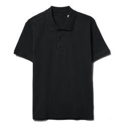 Рубашка поло мужская Virma Stretch, черная, S–3XL