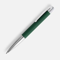 Ручка шариковая Arc Soft Touch, зеленая, 13,8х1,2 см