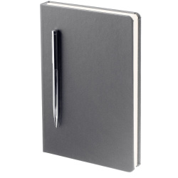 Ежедневник Magnet Shall, недатированный, серый, 13х20,8х1,8 см
