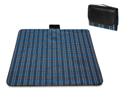 Непромокаемый плед для пикника «Fabrizio», Цвет синий, черный