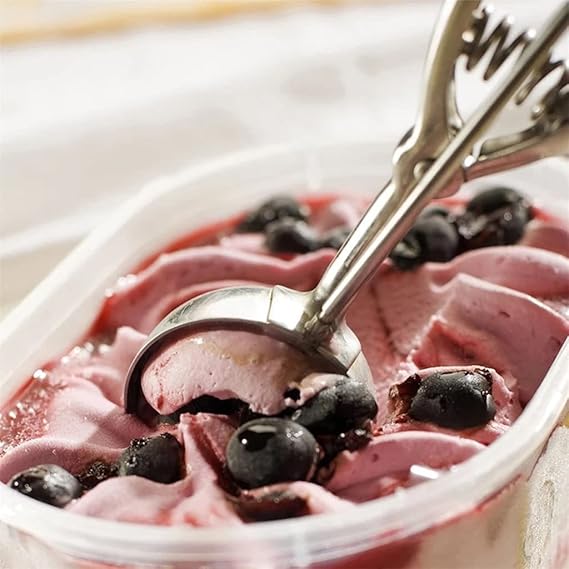 Ложка для мороженого с выталкивателем / Формирует аккуратные шарики мороженого для подачи изысканных десертов