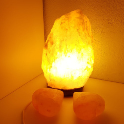 Соляной ионизирующий светильник-ночник «Скала» 2-3 кг
