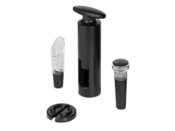 Набор аксессуаров для вина «Bergamo», Цвет черный