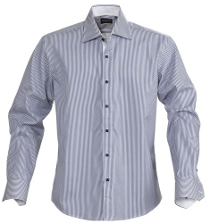 Рубашка мужская в полоску Reno, темно-синяя, S-XXL