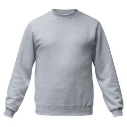 Толстовка ID.002 серый меланж, S–5XL