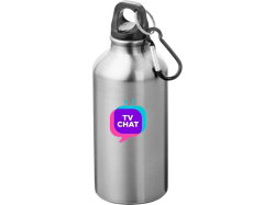 Бутылка «Oregon» с карабином, Цвет серебристый