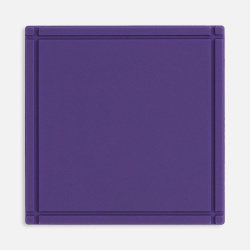Лейбл из ПВХ Dzeta, L, фиолетовый, 5х5х0,2 см