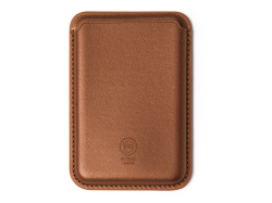 Магнитный картхолдер «Cairo» для iPhone и других смартфонов, Цвет коричневый