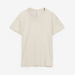 Футболка унисекс Regent 150, светло-бежевая (неокрашенная), XS–XXL