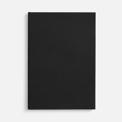 Ежедневник Flat Light, недатированный, черный, 14,7х20,6х1 см