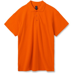 Рубашка поло мужская Summer 170, оранжевая, XS–XXL