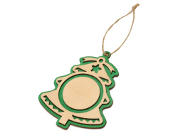 Подвеска «Ель», Цвет натуральный/зеленый