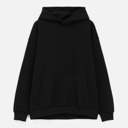 Худи унисекс оверсайз Daylero, черное, XS–4XL
