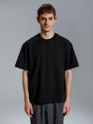 Футболка оверсайз Kangas, черная, XS–XXL