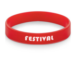 Силиконовый браслет «Forest», Цвет красный