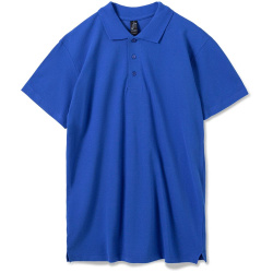 Рубашка поло мужская Summer 170, ярко-синяя (royal), XS–XXL