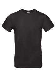 Футболка мужская E190, черная, XS–XXL