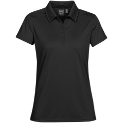 Рубашка поло женская Eclipse H2X-Dry, черная, XS–3XL