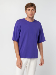 Футболка унисекс оверсайз Street Vibes, фиолетовая, XS–XXL
