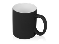 Кружка с покрытием soft-touch «Barrel of a Gum», Цвет черный