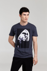 Футболка «Меламед. Kurt Cobain», темно-серая, S–XXL
