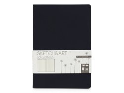 Скетчбук «Sketch & Art» 100 г/м2, soft-touch, Цвет черный