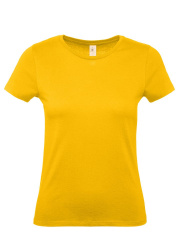 Футболка женская E150, желтая, XS–XXL