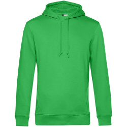 Толстовка с капюшоном унисекс BNC Inspire (Organic), зеленая, XS–3XL