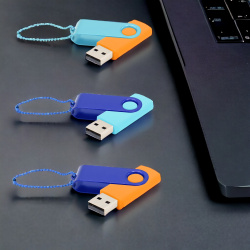 Флешка Designer To Go USB 2.0 16Gb, скорость записи 6 MB/s, скорость чтения 14 MB/s, цвет в ассортименте