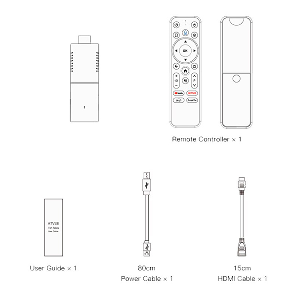 Смарт приставка N5 Nova 2/8 Stick