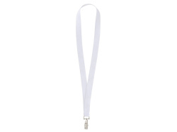Ланьярд с клипом, Цвет белый