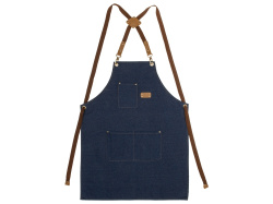 Джинсовый фартук с карманами «Fry», Цвет синий