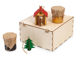 Подарочный набор «Decoration Deluxe» 2.0 с двумя видами варенья , Цвет натуральный