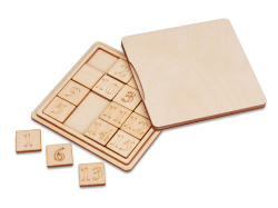 Деревянная головоломка «Пятнашки», Цвет натуральный