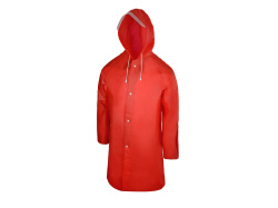 Дождевик «Hawaii» c чехлом детский, Размер 12-14, Цвет красный