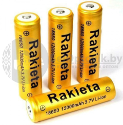 Аккумулятор Rakieta 18650 3.7 V 12000 mAh Li-ion  Old black 1шт