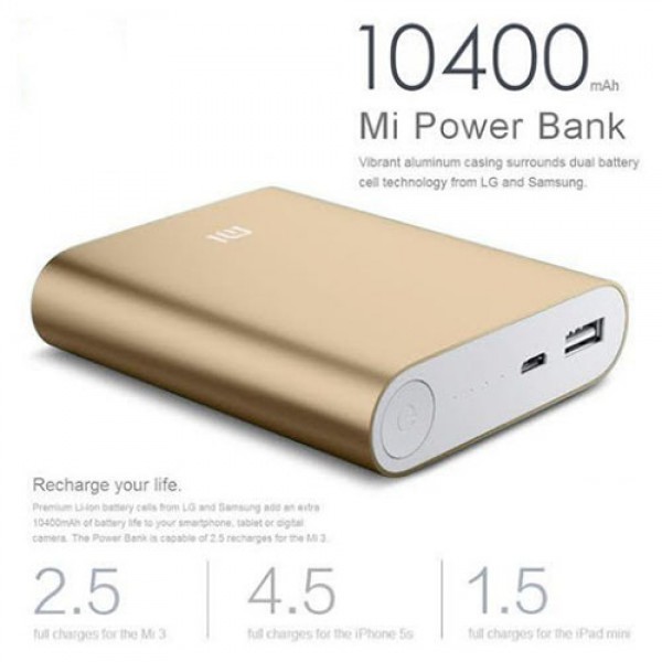 Портативное зарядное устройство power bank Xiaomi 10400 mAh