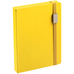 Ежедневник New Factor Metal, желтый, 15х20,8х2 см