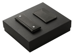 Подарочный набор Long River: картхолдер, ключница, Размер Без лого, Цвет черный