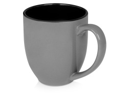 Кружка «Gracy», Цвет серый/черный