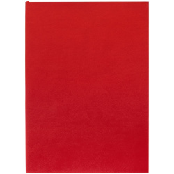 Ежедневник Flat Light, недатированный, красный, 14,7х20,6х1 см