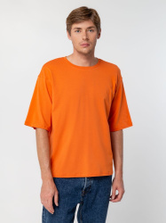 Футболка унисекс оверсайз Street Vibes, оранжевая, XS–XXL