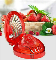 Набор (приспособление) для очистки и нарезки клубники Strawberry Slicer