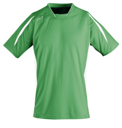 Футболка спортивная Maracana 140, зеленая с белым, M-XL