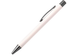 Ручка металлическая шариковая FAMILY MARSEL, soft touch, Цвет белый